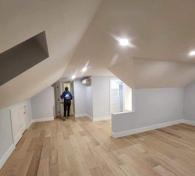 Attic hallway